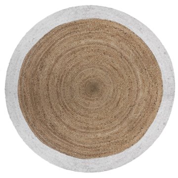 Atmosphera Okrugli juteni tepih 120 cm smeđi