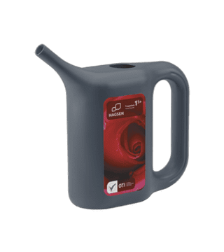 Kanta za zalijevanje TRAPEZIUM siva ergonomska DOMELO 1,5L