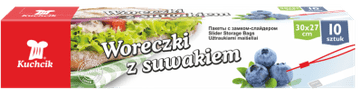 Aku Vrećice s patentnim zatvaračem 24x30cm 10 kom KUCHCIK