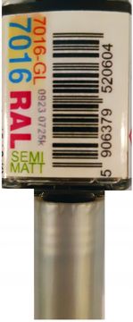 RAL 7016 ANTRAZIT SIVI POLUMAT LAK ZA BOJE OD GREBANJA 10 ML ARASYSTEM
