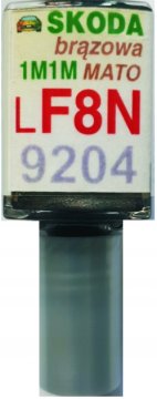 ŠKODA SMEĐA MATO LF8N 9204 AUTO LAK ZA OGREBOTINE 10 ML ARA