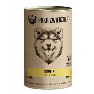 Paka Zwierzaka Animal Paka mokra hrana za kuniće i divlje svinje s bundevom 400 g