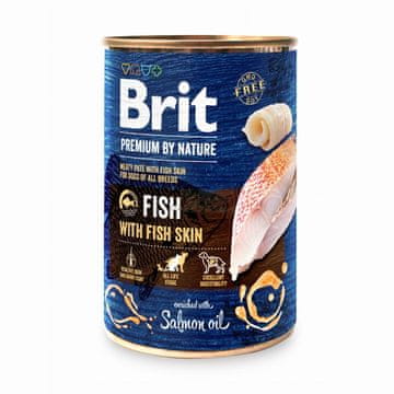 Brit Premium By Nature riba / riba s ribljom kožom 400 g