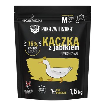 Paka Zwierzaka Sedmo nebo Pakiranje za kućne ljubimce patka s jabukom 1,5 kg
