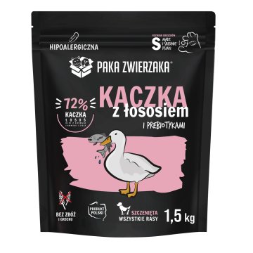 Paka Zwierzaka Seventh Heaven Puppy hrana za kućne ljubimce s patkom i lososom za štence 1,5 kg