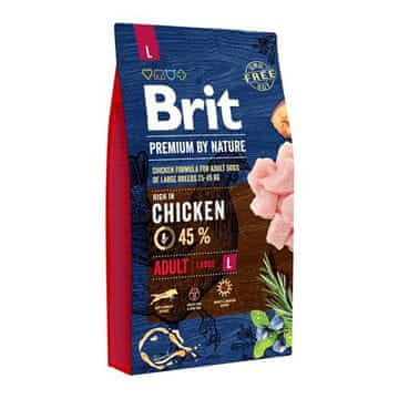 Brit Premium By Nature Adult Large L Chicken 8 kg