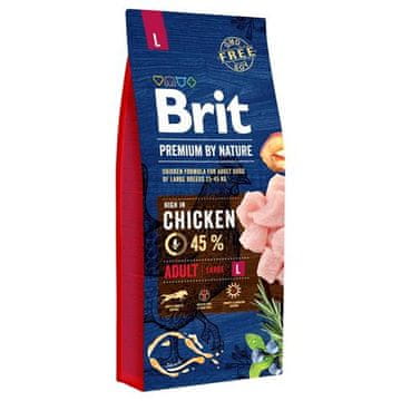 Brit Premium By Nature Adult Large L Chicken 15 kg