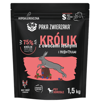 Paka Zwierzaka Seventh Heaven Mini Zečji paket za kućne ljubimce sa šumskim voćem 1,5 kg