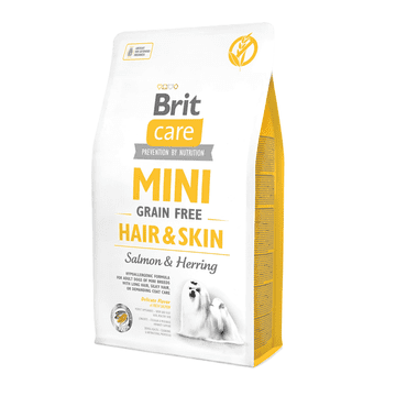 Brit Care Dog Mini Grain Free Hair & Skin Salmon 2 kg