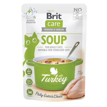 Brit Care juha za mačke s puretinom 75 g