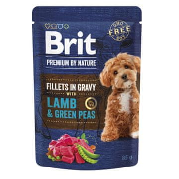 Brit Premium By Nature Pouch umak od fileta janjetine i zelenog graška 85 g