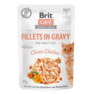 Brit Care Cat Fillets in Gravy Choice Chicken vrećica 85 g
