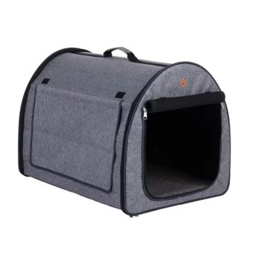 PLUS Sklopiva torba za pse Easy Go M 49x65x50cm Siva