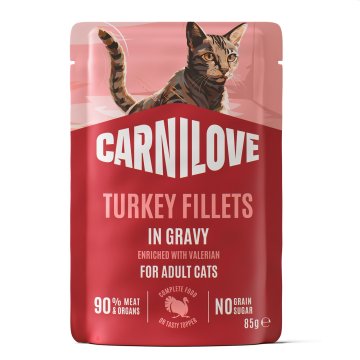 Carnilove vrećica za mokru hranu za mačke s umakom od puretine 85 g