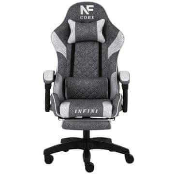Infini Fotelja tamno siva/svijetlosiva u jezgri