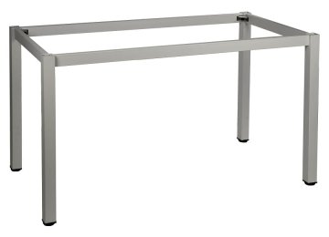 STEMA Okvir stola 116x56 cm, kvadratna noga, boja aluminija