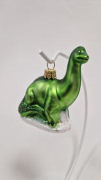 Eli Božićni stakleni ukras - Brahiosaurus dinosaur