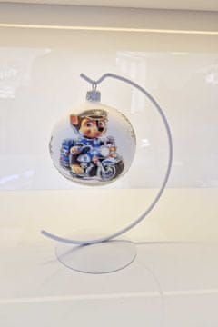 Eli Božićna jelka Paw Patrol ukrašena decoupage ukrasom za poklon 80