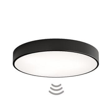 CLEO 600 60 cm crna stropna svjetiljka sa senzorom pokreta