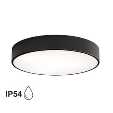 Stropna svjetiljka za kupaonicu za terasu CLEO 500 IP54 Crna 50 cm sa senzorom pokreta