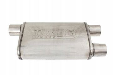 TurboWorks LT 409SS 355 mm Stražnji središnji prigušivač 76 mm
