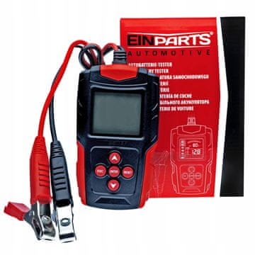 EINPARTS EPACC065 Tester baterija s LCD zaslonom 12/24V