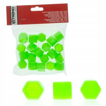 EPTUNING033 Poklopci vijaka 17 mm - zeleni (silikonski)