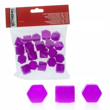 EPTUNING039 Poklopci vijaka 17MM - ljubičasti (silikonski)