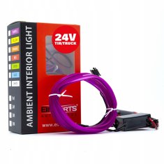 EPAL3M LJUBIČASTA LED OPTIČKA VLAKNA 3 METRA 24V