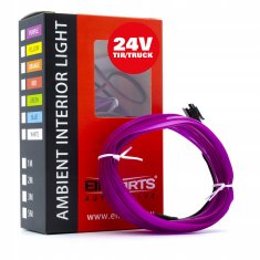 EPAL3M LJUBIČASTA LED OPTIČKA VLAKNA 3 METRA 24V