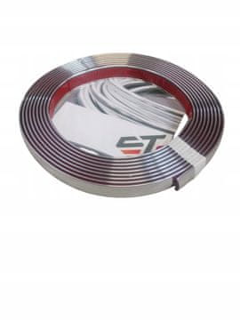 Kromirana traka 55 mm x 5 M s ABS samoljepljivom trakom
