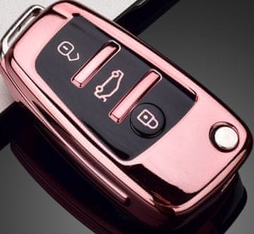Audi TPU poklopac ključa roza A1 A3 A4 A5 A6 A7 A8 Q3