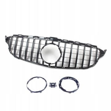 Srebrna panamericana rešetka za Mercedes-Benz W205 2014-2022