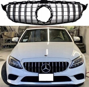 Mercedes-Benz CLS C257 2019-panamericana rešetka, srebrni ABS