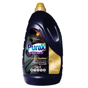 PUR specijalizirani deterdžent za pranje rublja BLACK&DARK 4 l 133 pranja