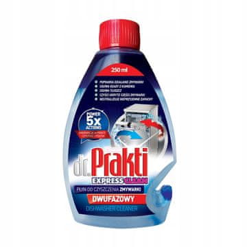 Dvofazna tekućina za čišćenje perilice posuđa od masnoće i kamenca 250 ml
