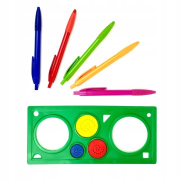 Spirograph KREATIVNA IGRAČKA + BOJAŠKE FLOTI Poljski proizvod