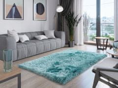 AmeliaHome Floro tepih 160 x 200 cm mekani debeli čupavi tepih za dnevni boravak