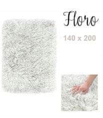 AmeliaHome Floro tepih 140 x 200 cm, čupavi, veliki, mekani, pahuljasti