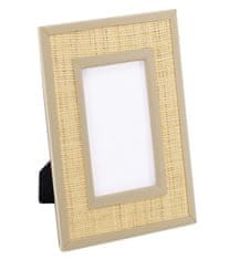 AmeliaHome Okvir za fotografije 19 x 24, pleteni boho ukras, podesiv