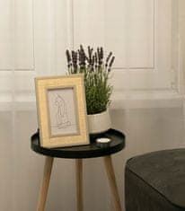 AmeliaHome Okvir za fotografije 19 x 24, pleteni boho ukras, podesiv