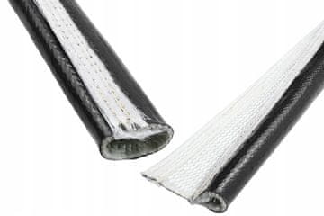 TurboWorks termalni štitnik za kabel 25 mm x 1 m crne boje