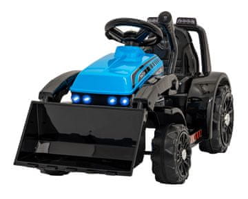 RAMIZ Traktor buldožer G320 za najmlađu djecu plave boje + pomična kanta