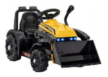 RAMIZ G320 Buldožer traktor za najmlađu djecu žute boje + pomična kašika 6V5Ah
