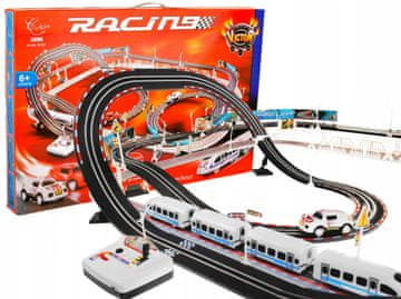 RAMIZ Električni vlak 2 u 1 za djecu od 6+ godina s daljinskim upravljanjem Racetrack