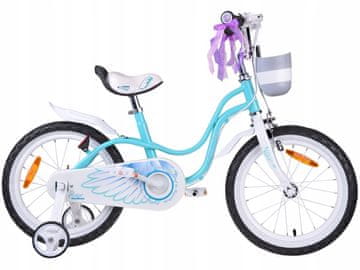 RoyalBaby dječji bicikl 16" Little Swan košara + bočni kotači RB16-18