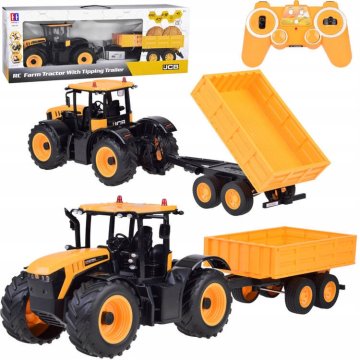 Double E JCB Traktor s prikolicom, daljinski upravljano, kipanje 1:16 RC0670