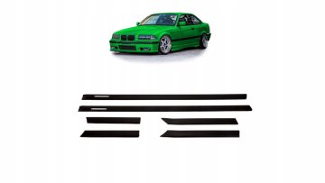 Bočne letvice za BMW 3 E36, 6 komada, crne