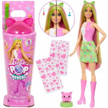 Mattel Barbie Pop Reveal lutka iz serije: Shake + mačka i pribor ZA6061