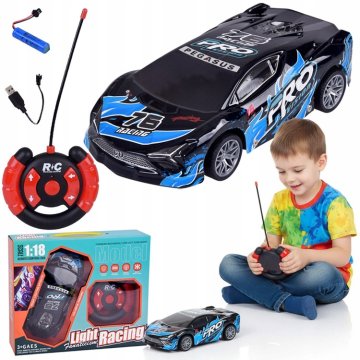 JOKOMISIADA Sportski automobil na daljinsko upravljanje s osvijetljenom karoserijom 1:18 RC0754 NI